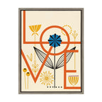 Sylvie Love Framed Canvas by Amber Leaders Designs