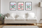 Sylvie Another Round Guest Check Framed Canvas by Alli Standefer