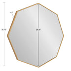 Rhodes Modern Octagon Mirror