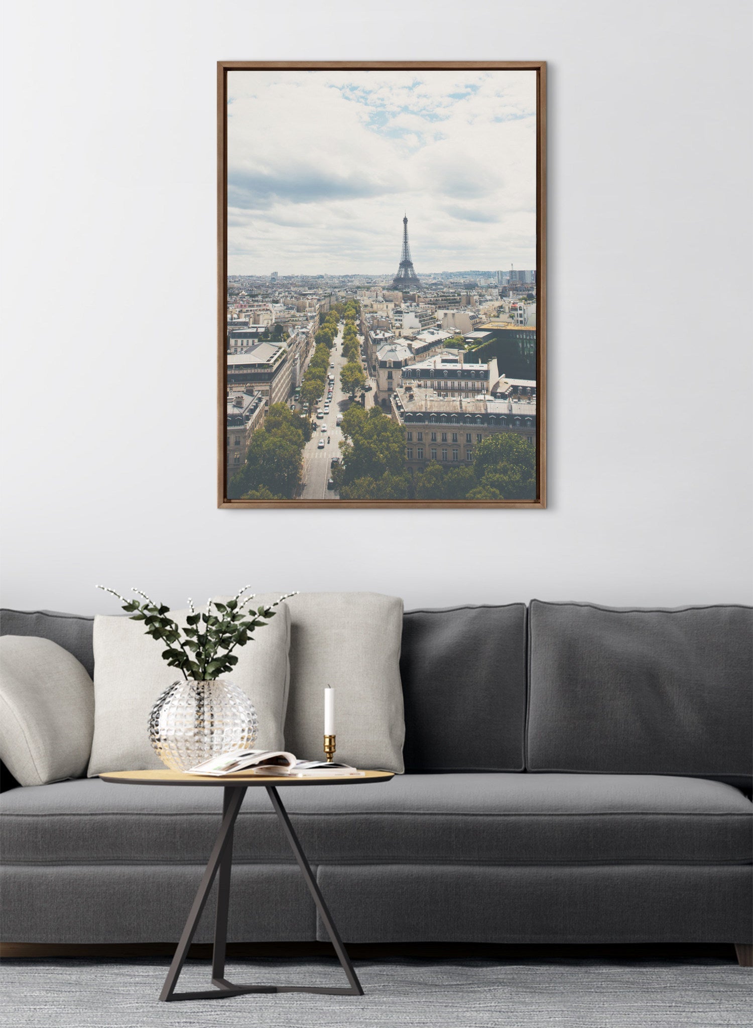 Sylvie France Framed Canvas by Laura Evans