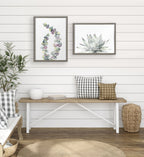 Blake Parrys Agave Framed Printed Glass by Emily Marie Watercolors
