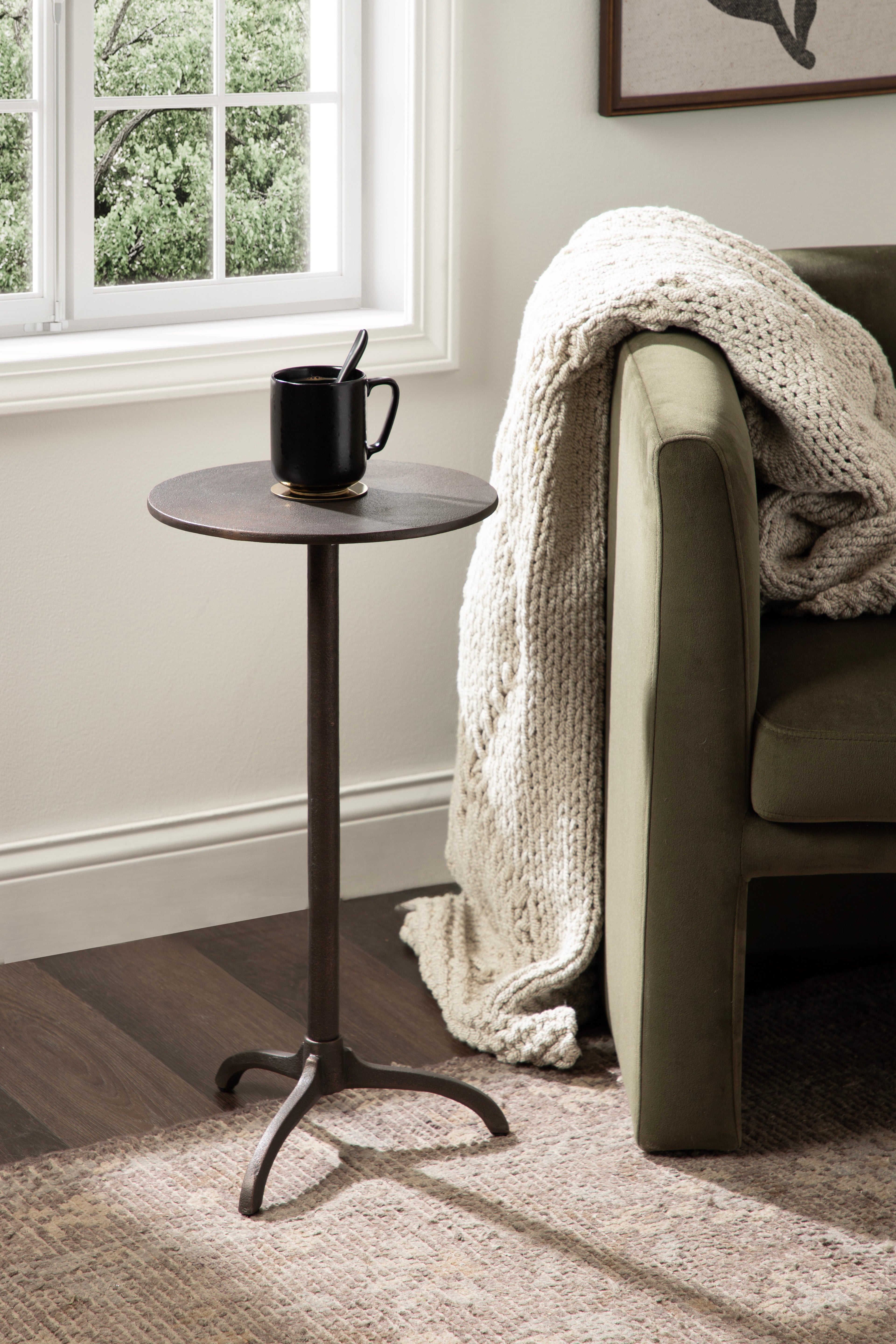 Henshall Metal Round Side Table
