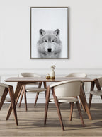 Sylvie Wolf Framed Canvas by Simon Te Tai