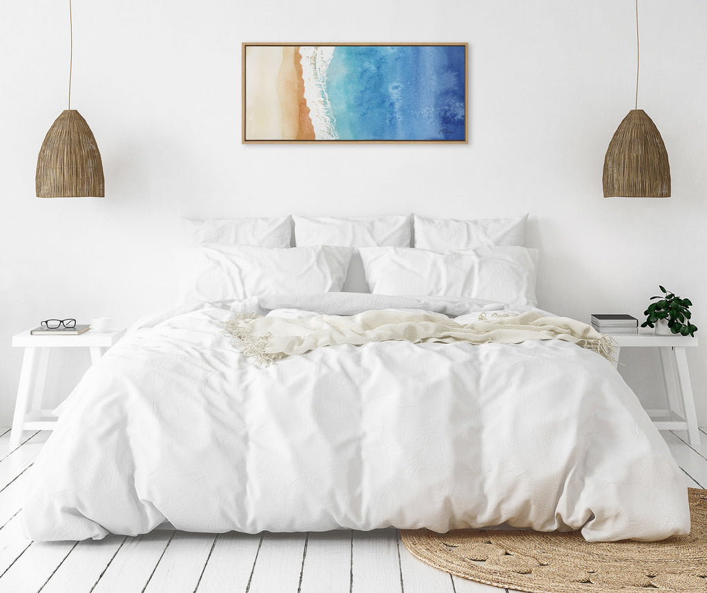 Sylvie Ocean Wake Framed Canvas by Julie Maida