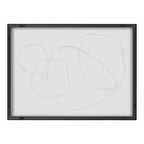 Blake 869 Going In Circles Framed Printed Glass by Teju Reval of SnazzyHues