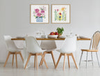 Sylvie Flowers and Ferns Framed Canvas by Patricia Shaw