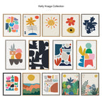 Sylvie Zen Garden 2 Framed Canvas by Kelly Knaga