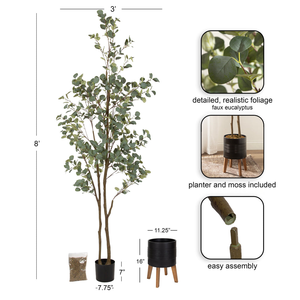 Eudora Faux Eucalyptus Tree