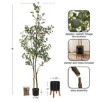 Eudora Faux Eucalyptus Tree