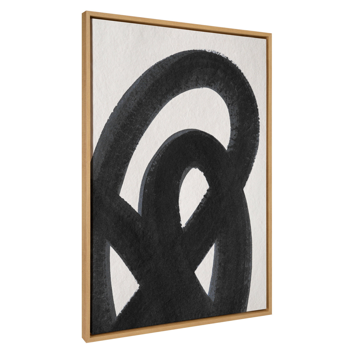 Sylvie Japandi 12 Black Framed Canvas by Rocket Jack