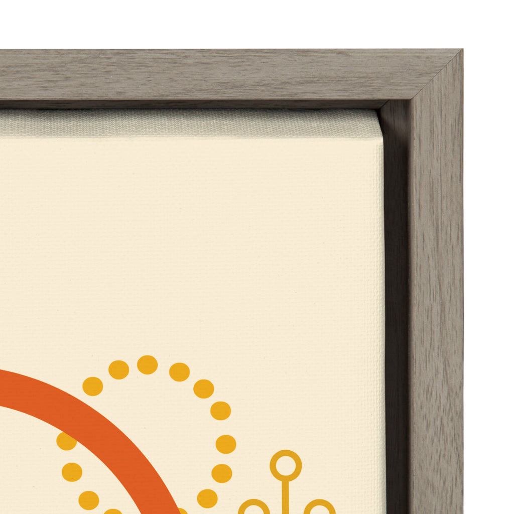 Sylvie Love Framed Canvas by Amber Leaders Designs