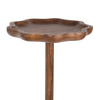 Alezar Scallop Wood Drink Table
