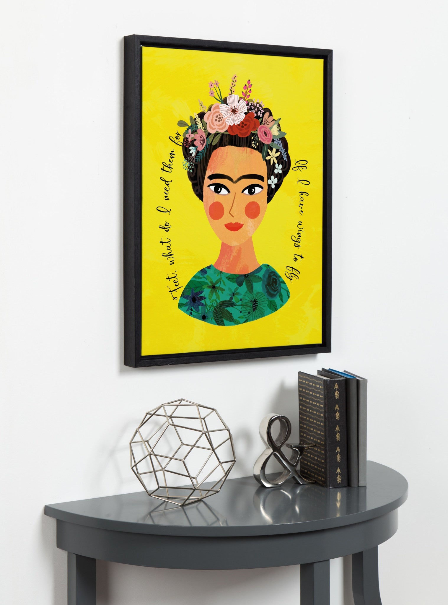 Sylvie Frida Framed Canvas By Mia Charro