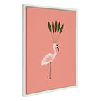 Sylvie Leaf Crown Framed Canvas by Kendra Dandy