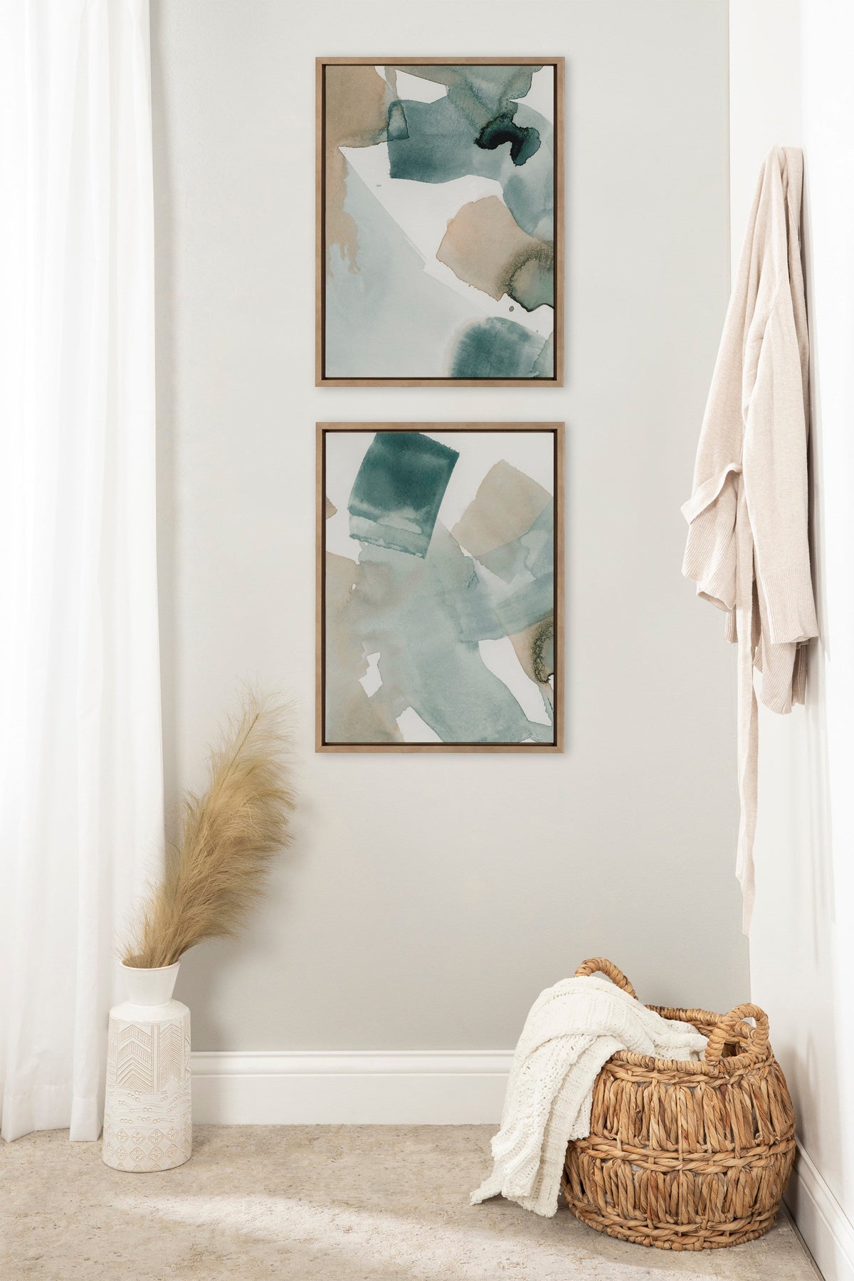 Sylvie Color Exploration I and II Framed Canvas Art Set by Amy Lighthall