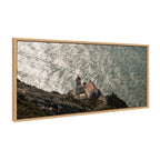 Sylvie Point Reyes Lighthouse No 1 Framed Canvas by Crystal Lynn Collins