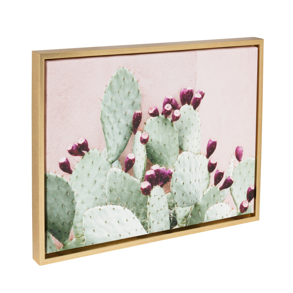 Sylvie Cactus 25 Framed Canvas by Amy Peterson