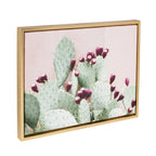 Sylvie Cactus 25 Framed Canvas by Amy Peterson