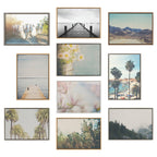 Sylvie California Dreaming Framed Canvas by Laura Evans