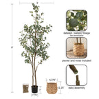 Eudora Faux Eucalyptus Tree