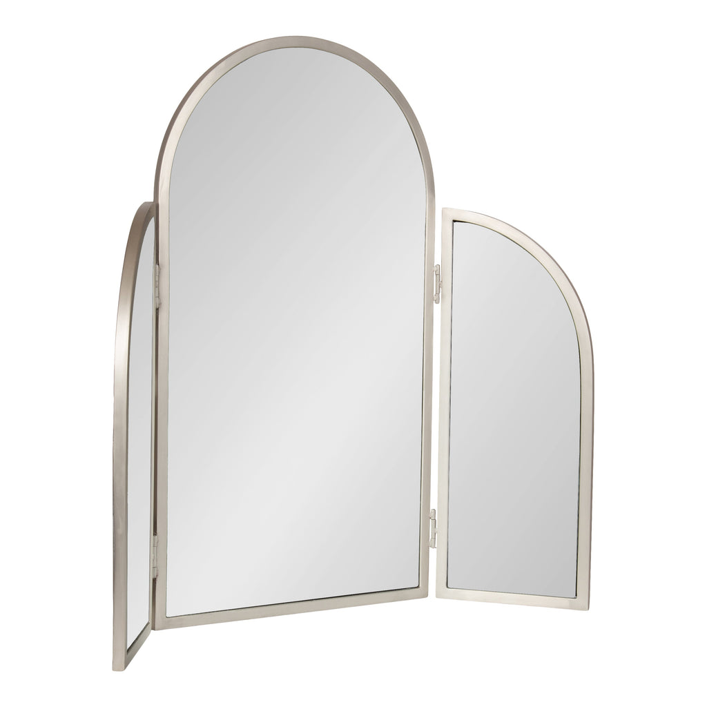 Amoli Tri-Fold Arch Metal Mirror