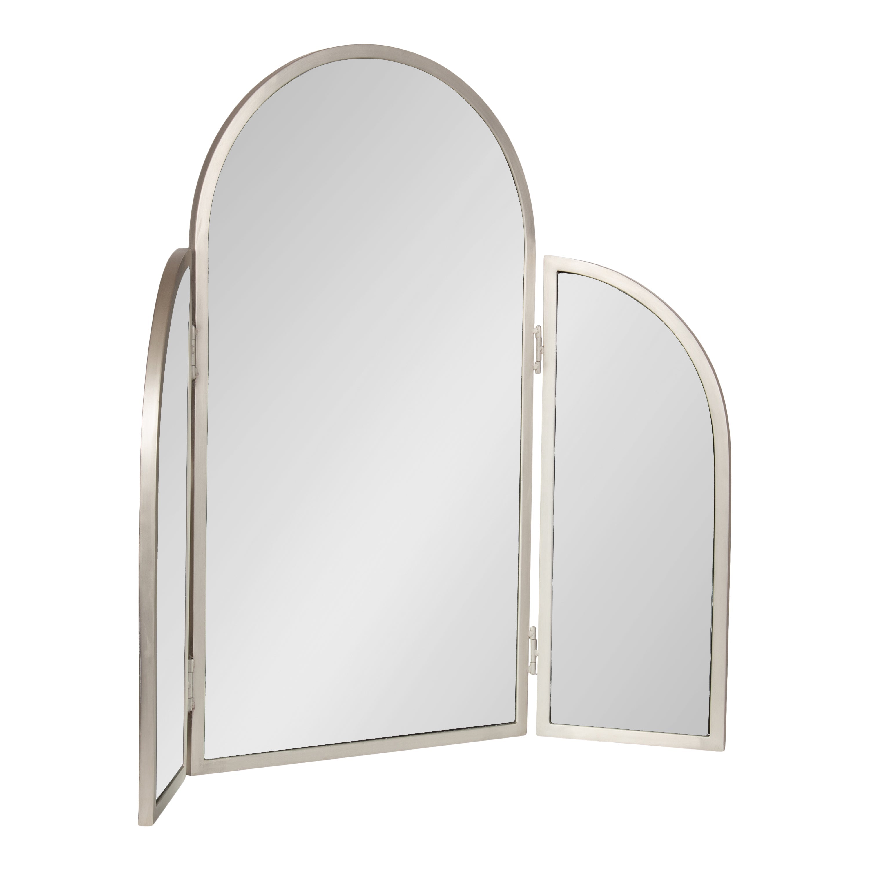 Amoli Tri-Fold Arch Metal Mirror