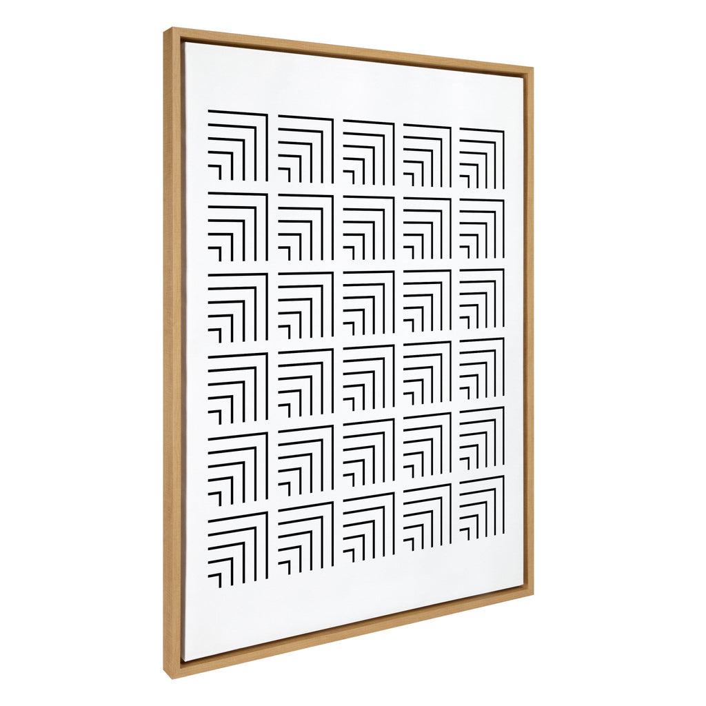 Sylvie Corners Framed Canvas by Apricot and Birch