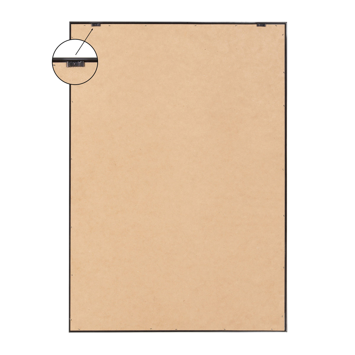 Sylvie Minimalist Neutral Line Art Drawing Face Framed Canvas by The Creative Bunch Studio