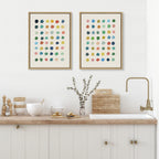 Sylvie Meditation 1 and 2 Framed Canvas Art Set by Kelly Knaga