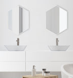 Rhodes Framed Hexagon Wall Mirror