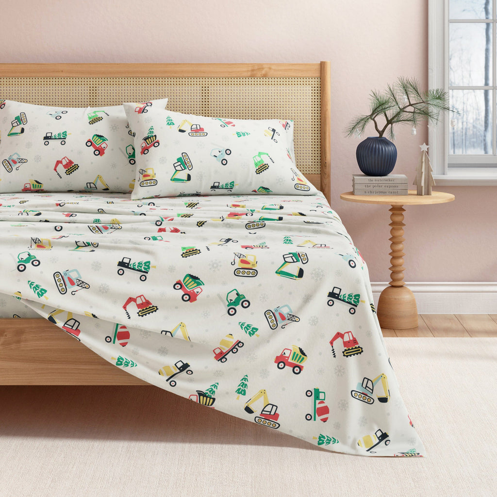 Turkish Cotton Christmas Flannel Sheet - Whittaker Collection