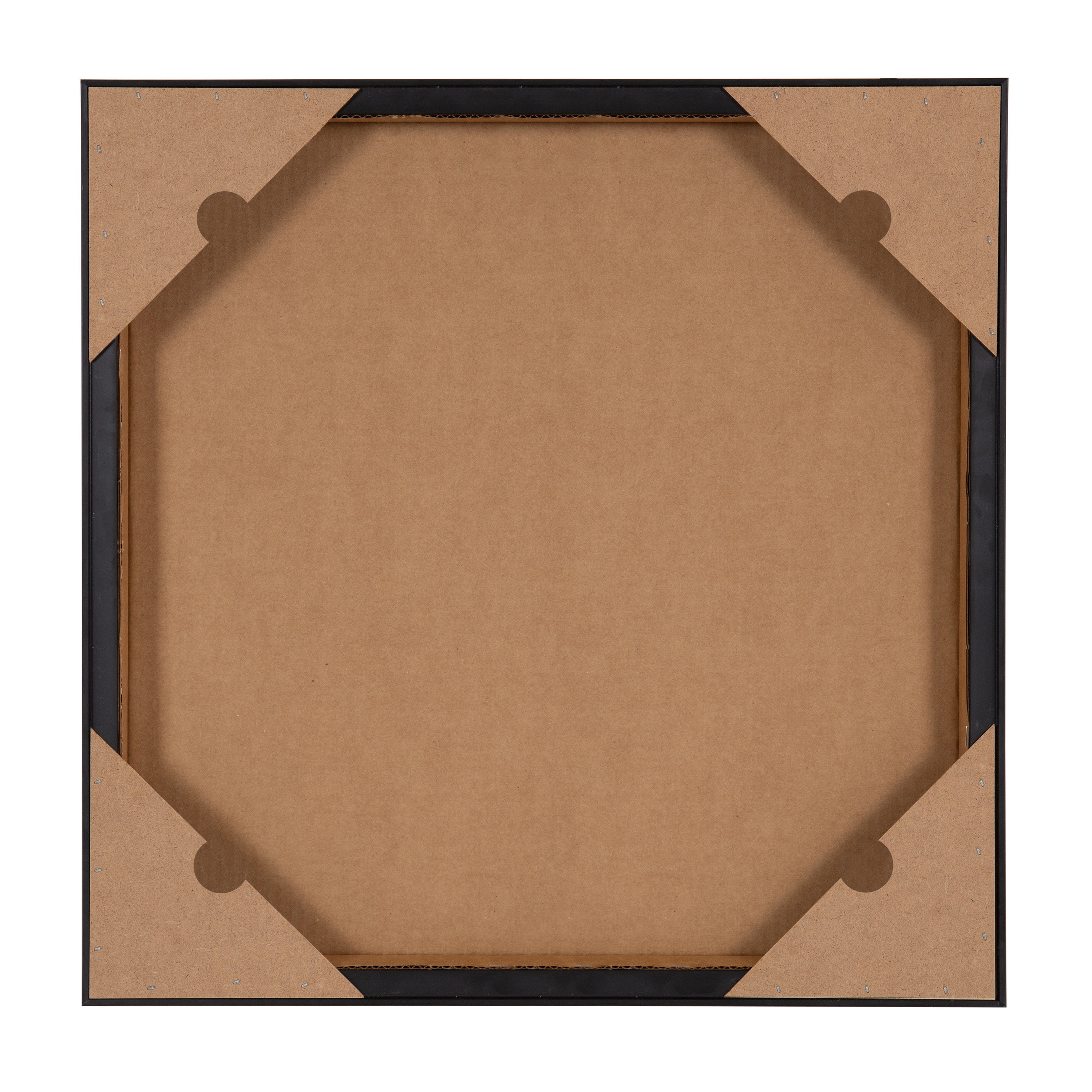 Sylvie Modern Botanical Neutral Abstract 1 Framed Canvas by The Creative Bunch Studio