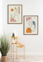 Sylvie Sunset Framed Canvas by Rachel Lee of My Dream Wall