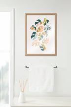 Blake Tropical Leaves 02 Framed Printed Glass by Alicia Schultz