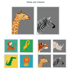 Sylvie Splash Framed Canvas by Rocket Jack