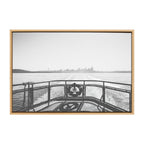 Sylvie Morning Ferry Framed Canvas by Patricia Hasz