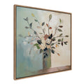 Sylvie Traditional Boho Floral Botanical II Framed Canvas by The Creative Bunch Studio