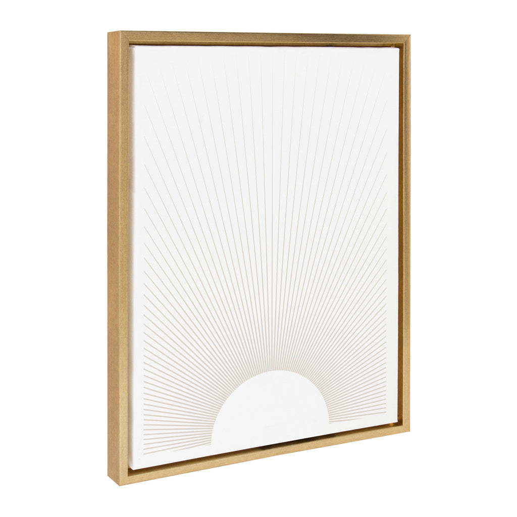 Sylvie Sun Rays Framed Canvas by Rocket Jack