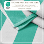 Cotton Velour Cabana Stripe Beach Towel - Novia Collection