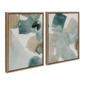 Sylvie Color Exploration I and II Framed Canvas Art Set by Amy Lighthall