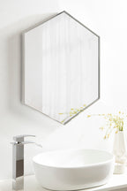 Rhodes Framed Hexagon Wall Mirror