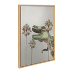 Sylvie Dinosaur Framed Canvas by July Art Prints