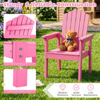Adirondack Chair with High Backrest and Wide Armrests