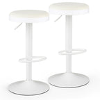 Adjustable Bar Stools Set of 2 with Padded Seat