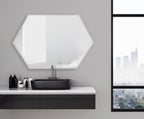 Rhodes Framed Hexagon Wall Mirror