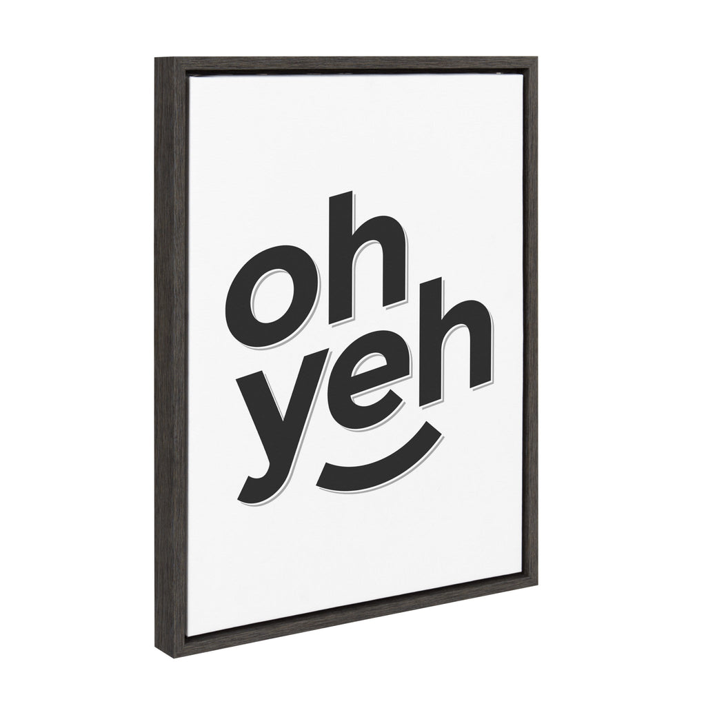Sylvie Oh Yeh Framed Canvas By Rocket Jack