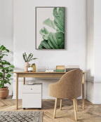 Sylvie Plant Study 7 Framed Canvas by Alicia Abla