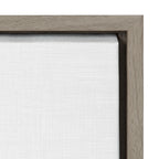 Sylvie Golf Ball Portrait Framed Canvas, Gray 18x24