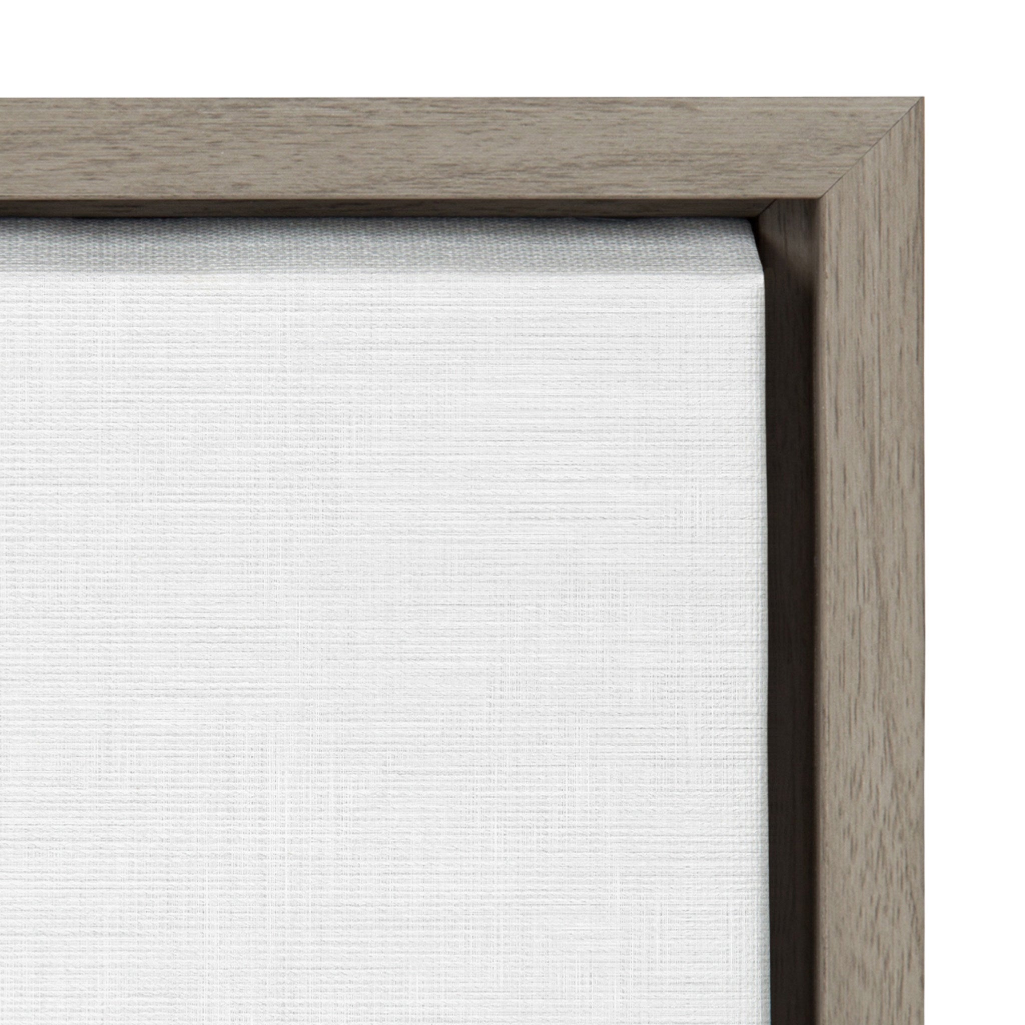 Sylvie Golf Ball Portrait Framed Canvas, Gray 18x24