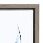 Sylvie Whale Shark Framed Canvas Art by Cathy Zhang